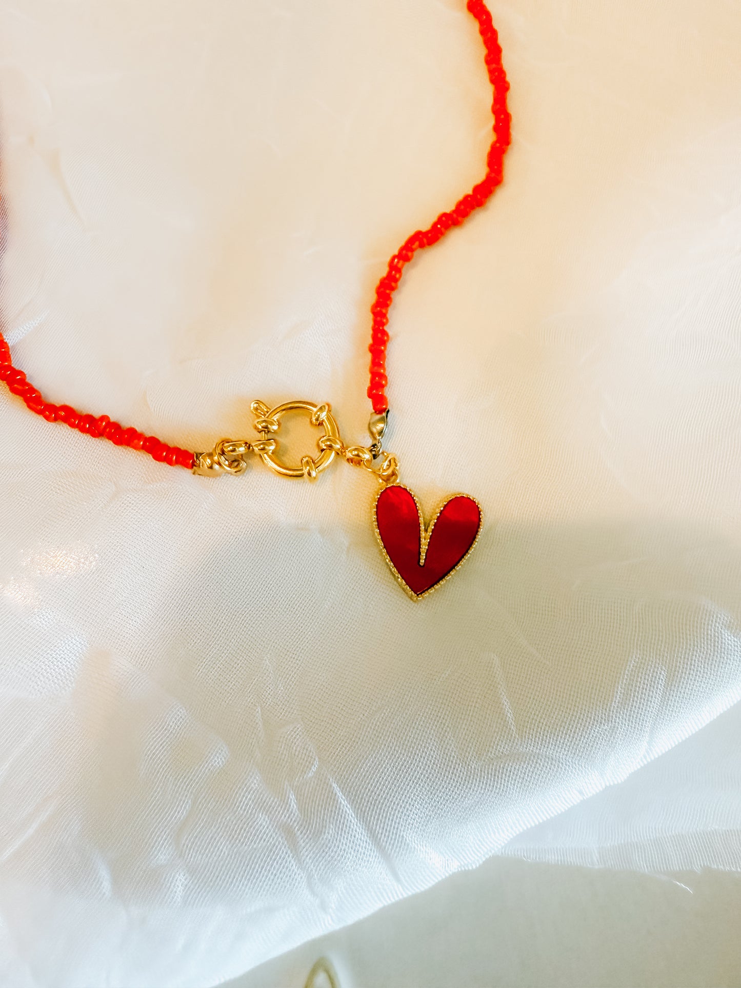 Red Beaded Choke