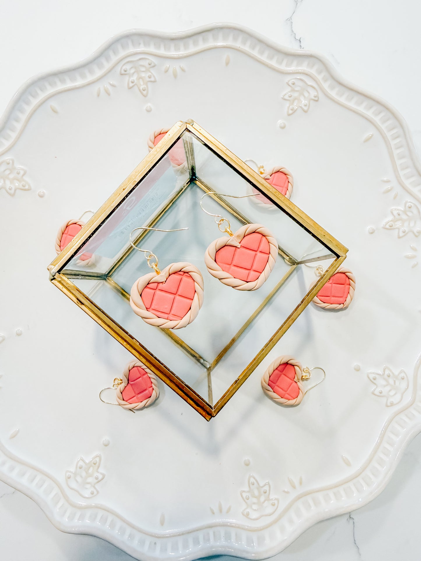 Pie Heart Dangles