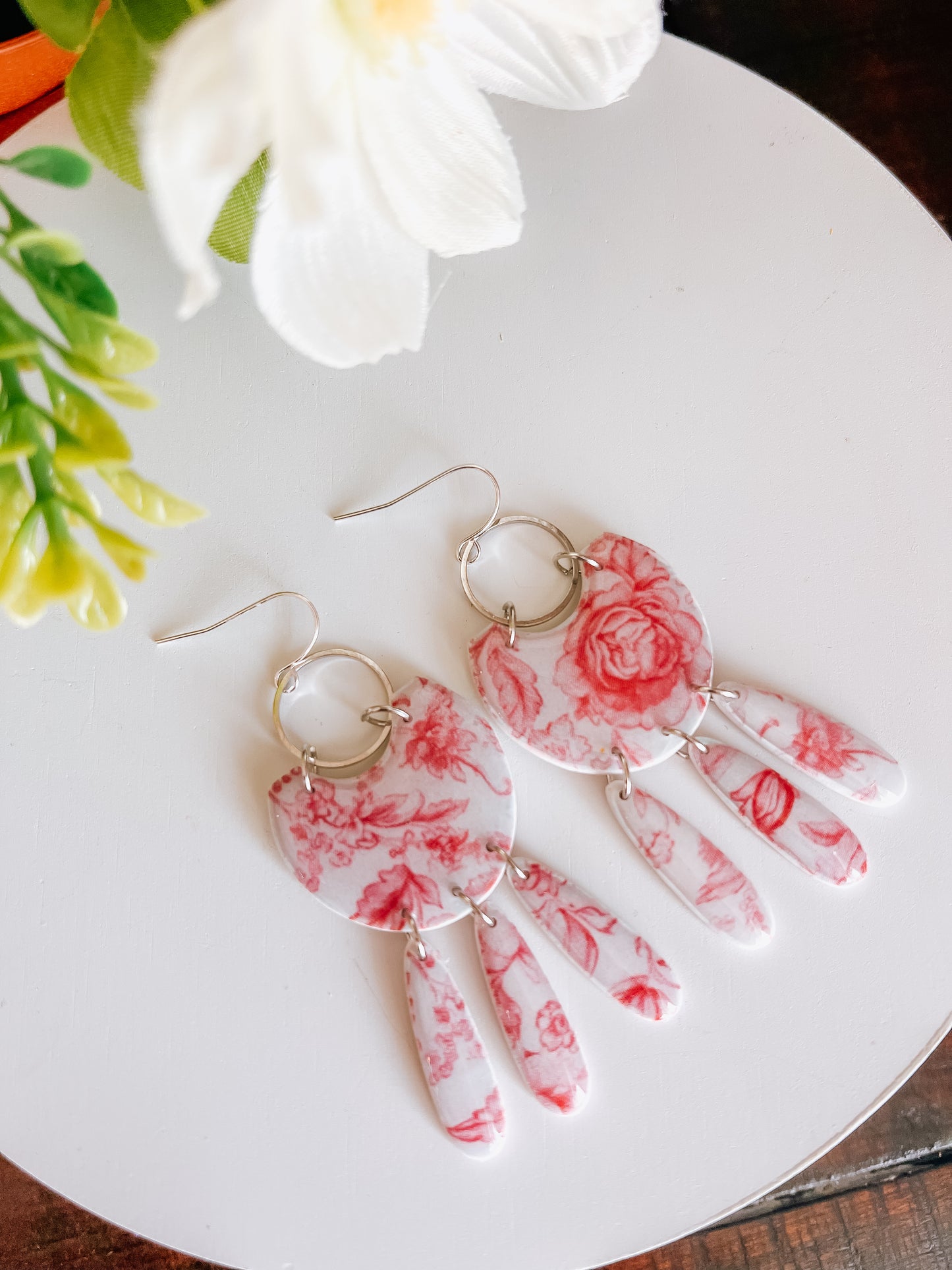 Summer Floral Dangles