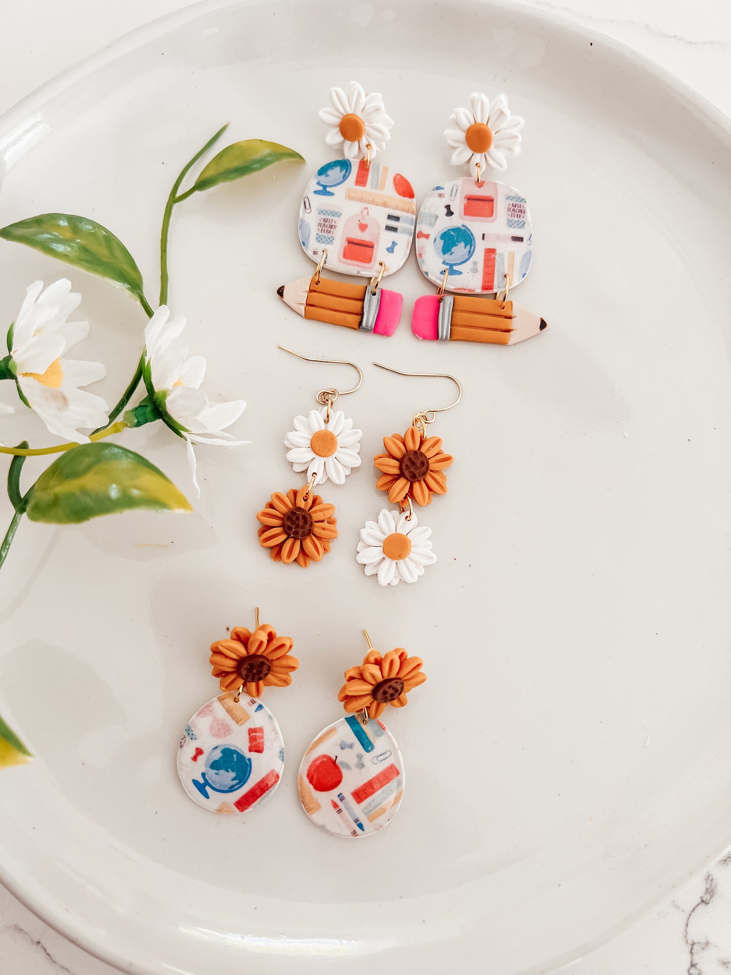 Sunflower Daisy Dangle