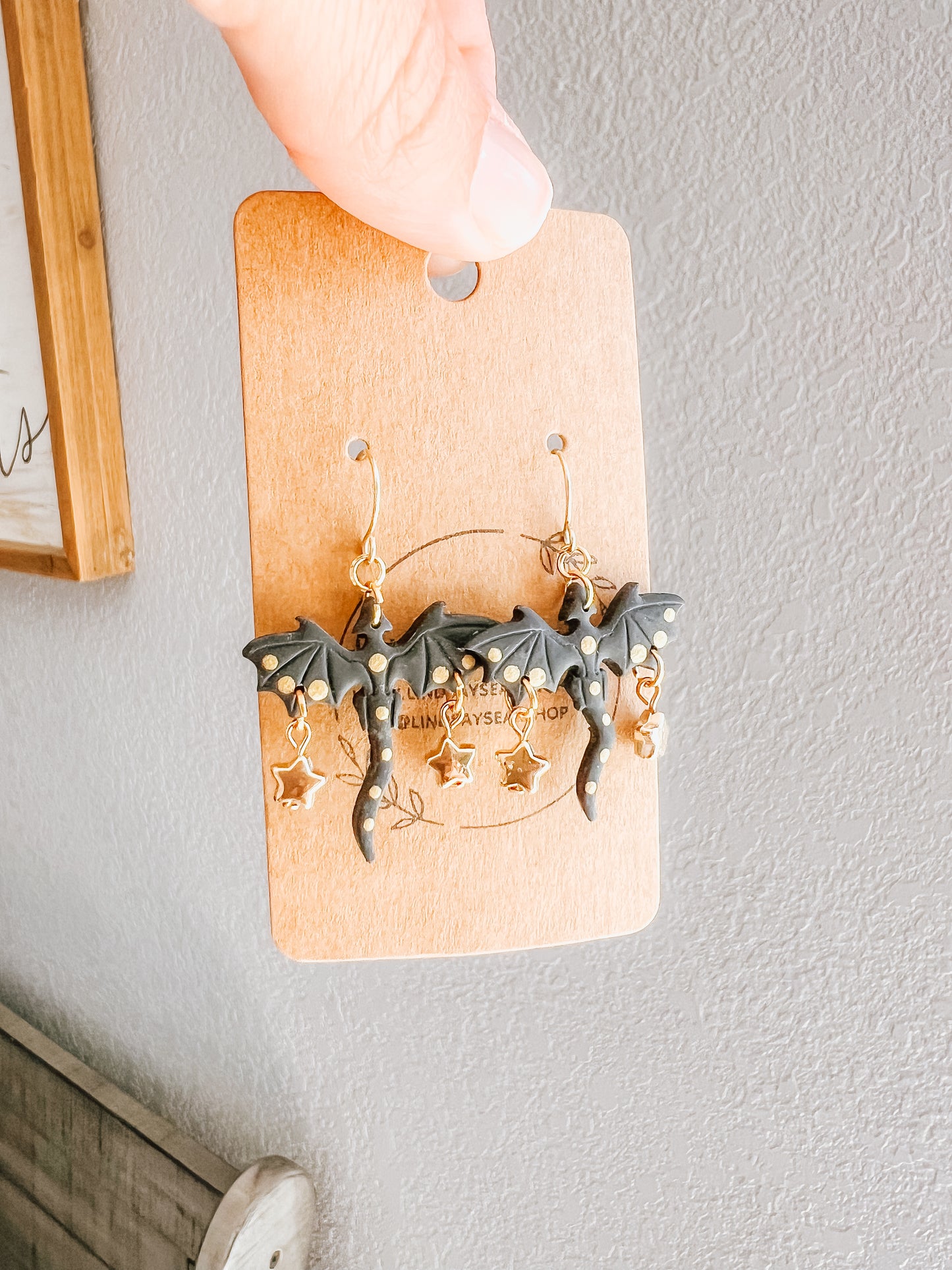 Fourth Wing Inspired Dragon Earrings