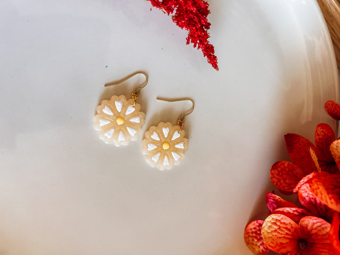 Delicate Daisy Dangles