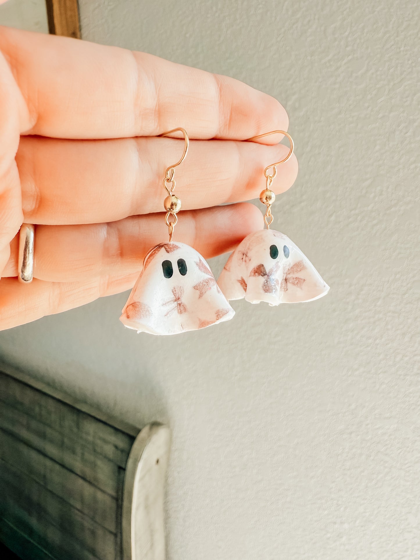 Artsy Bow Ghost Earrings