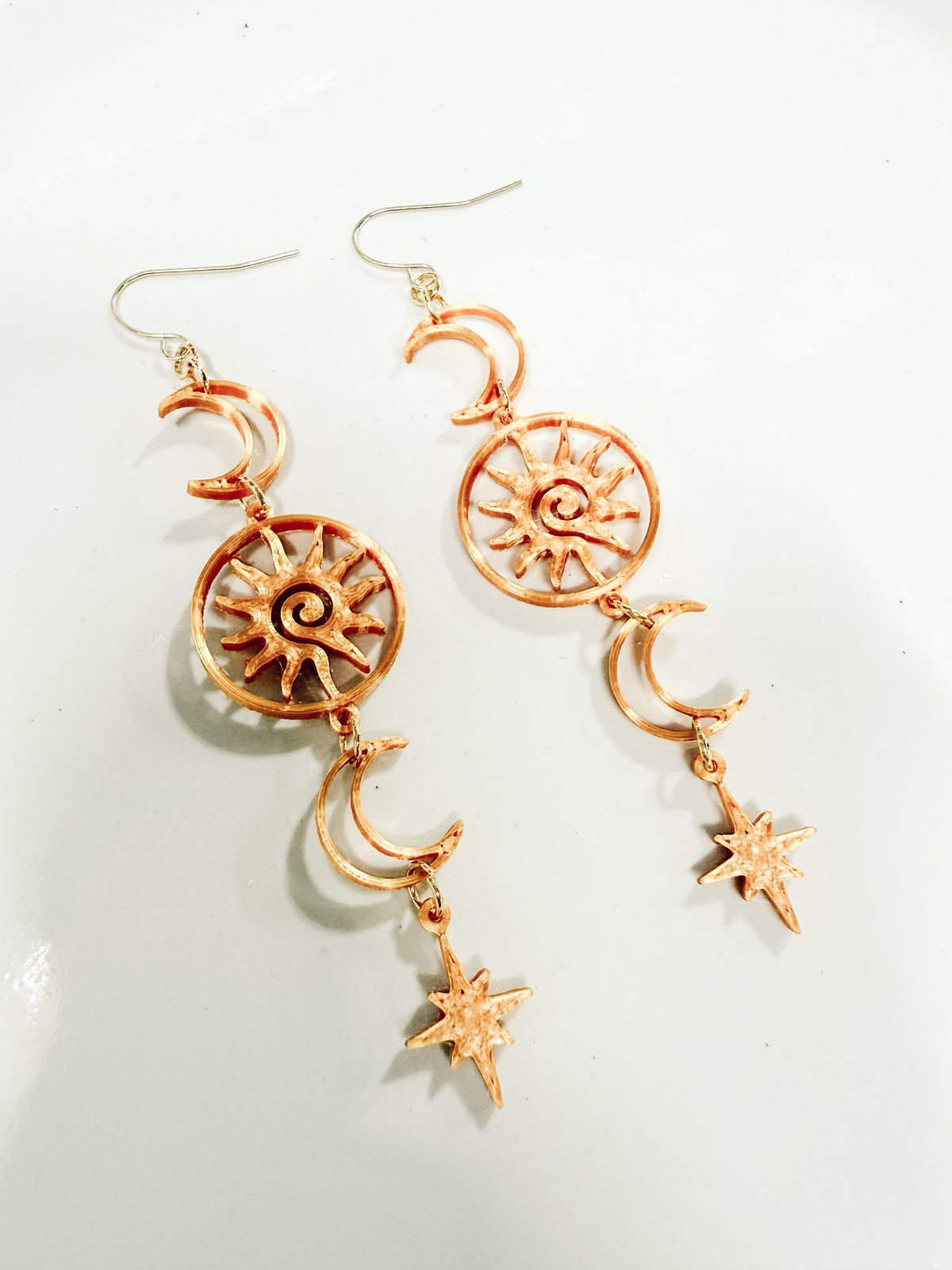 Golden Hour Celestial Earrings