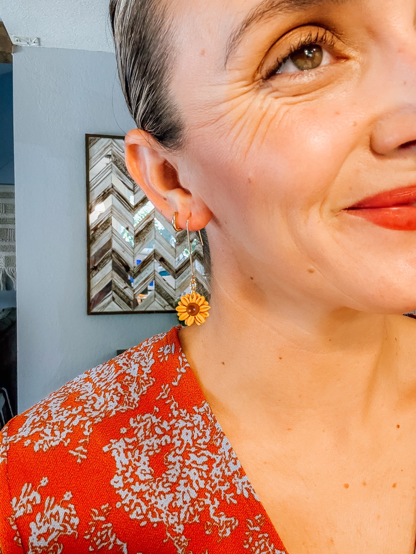 Sunflower and Daisy Dangles