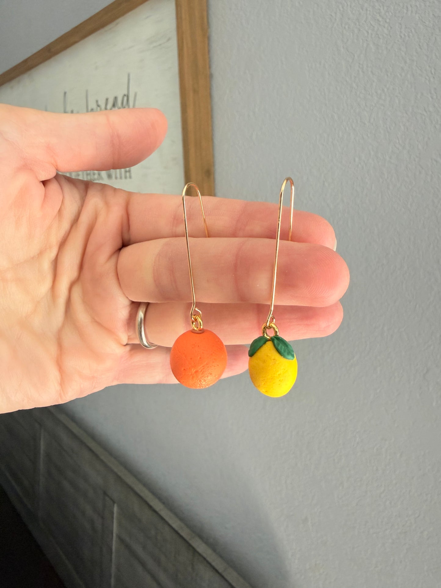 Drop Dangle Orange and Lemon