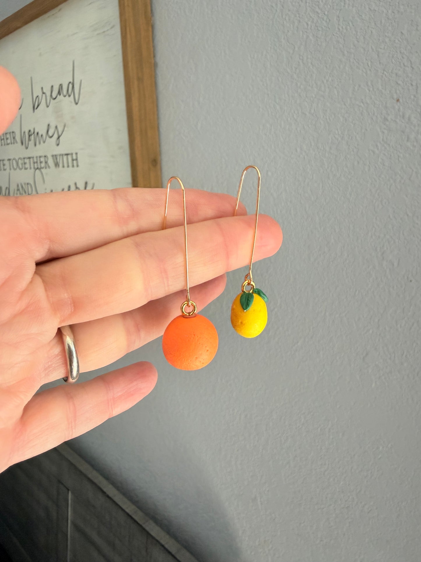 Drop Dangle Orange and Lemon