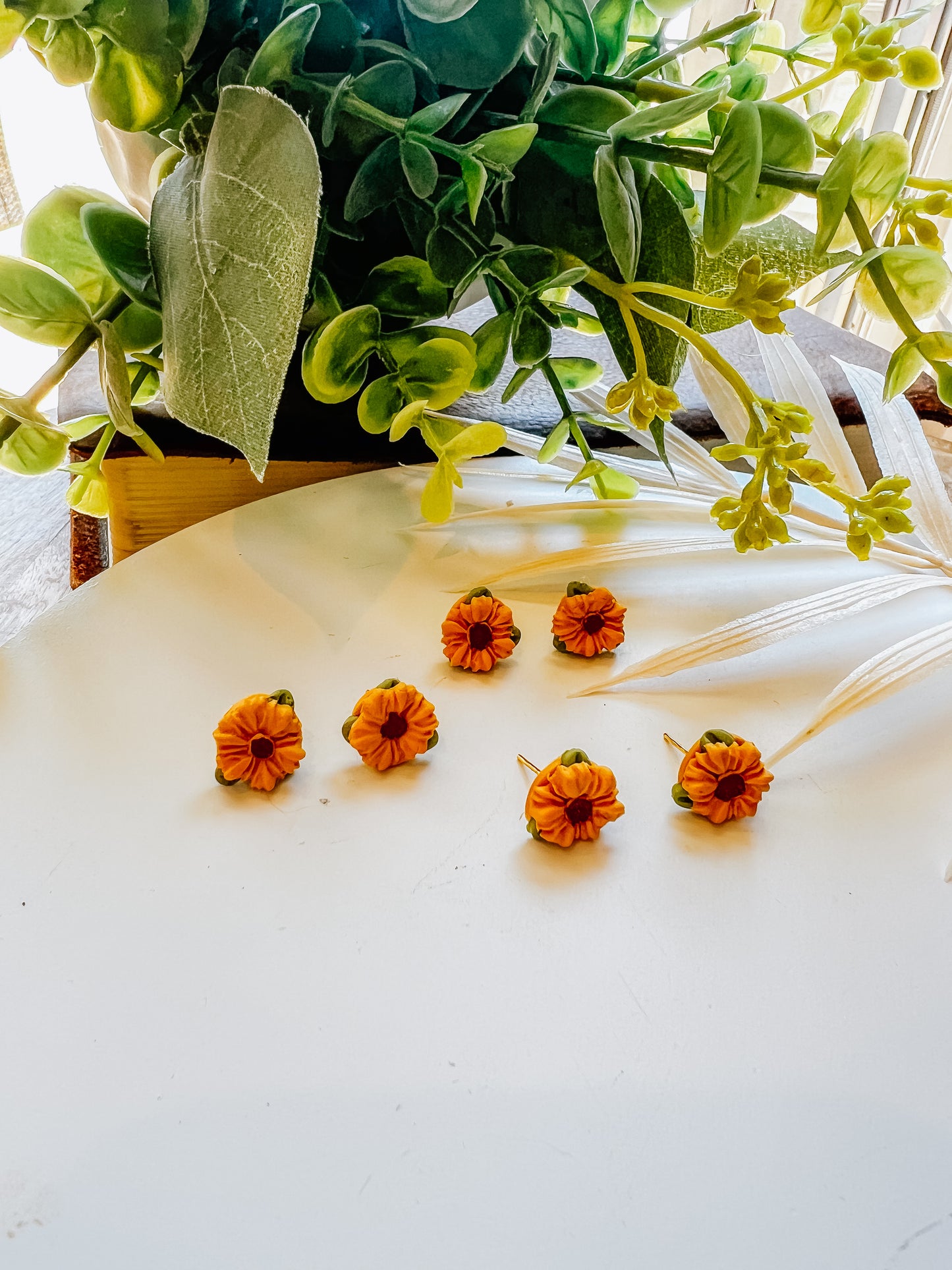 Sunflower Stud Earring