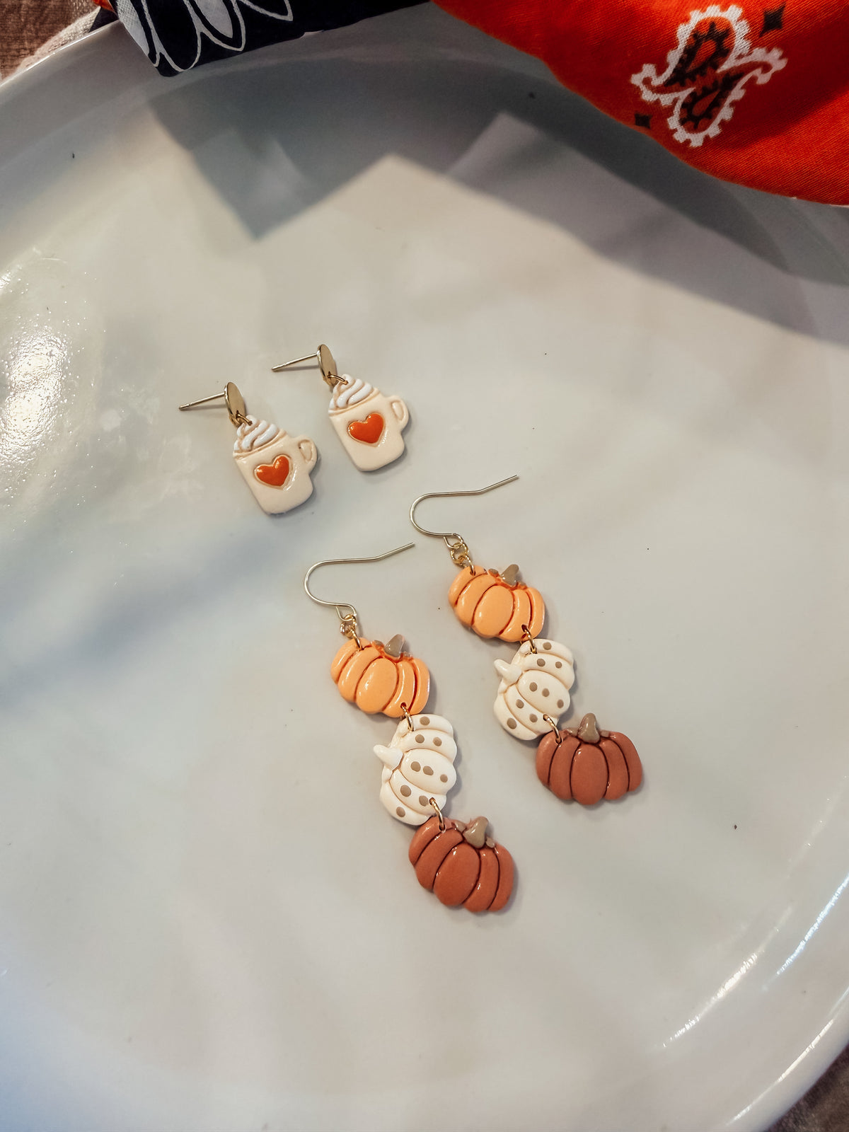 Pumpkin Spice Dangles