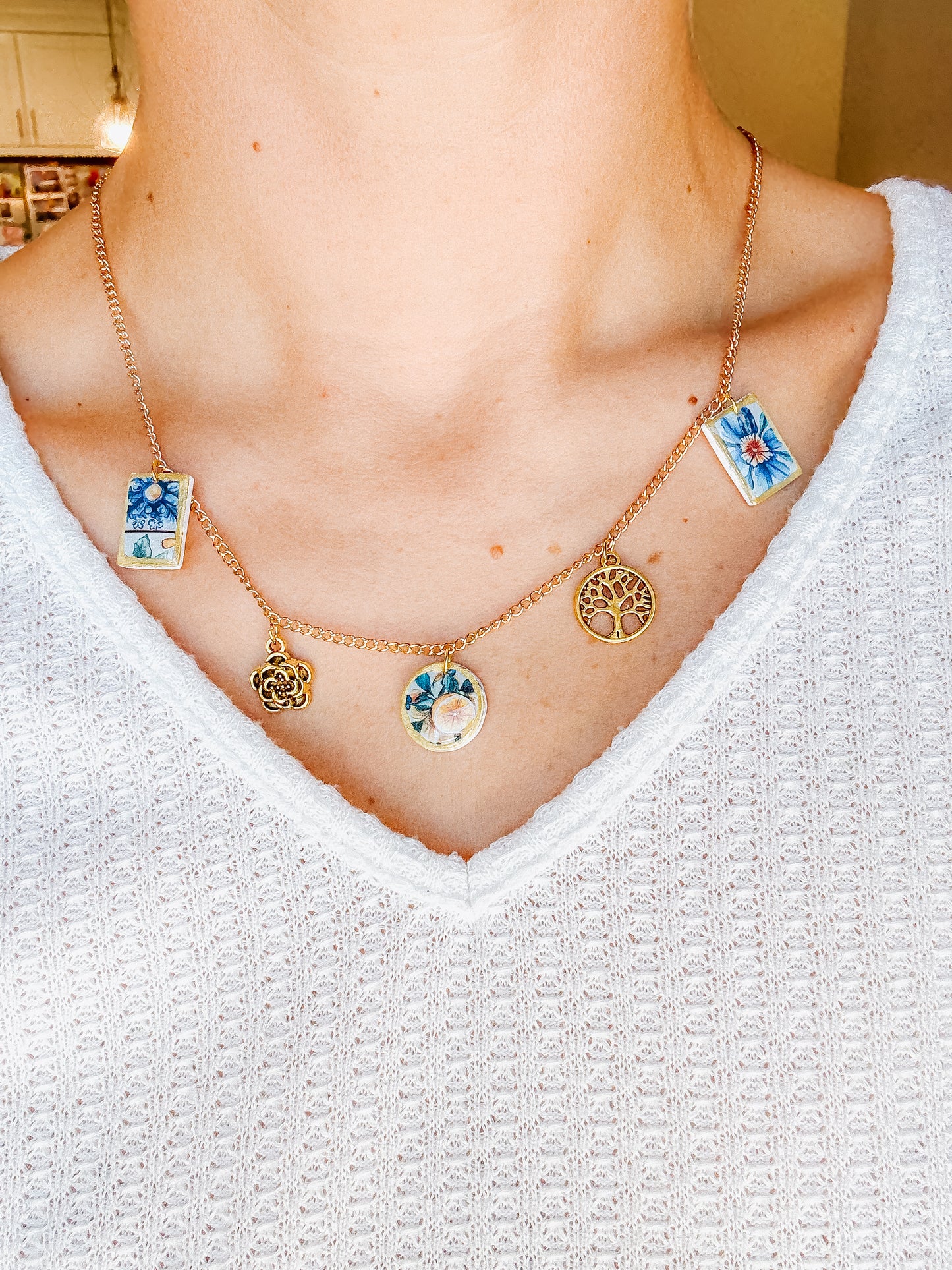 Cottage Chic Charm Necklace