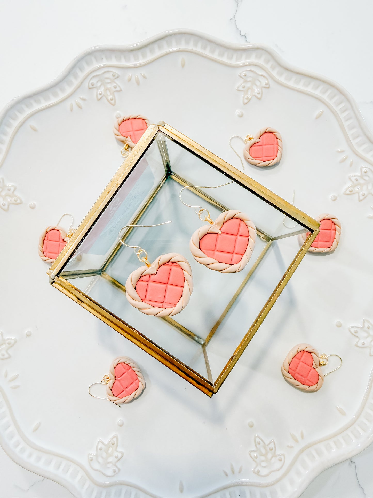 Pie Heart Dangles
