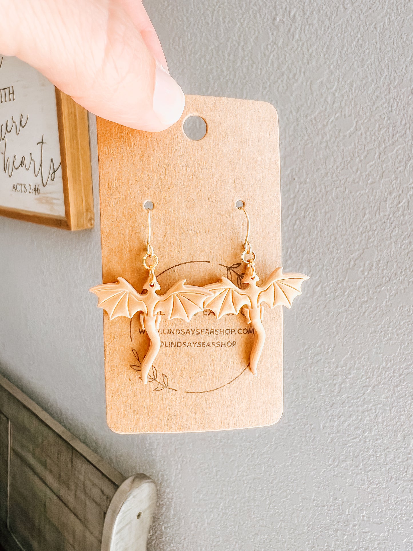 Fourth Wing Inspired Dragon Earrings