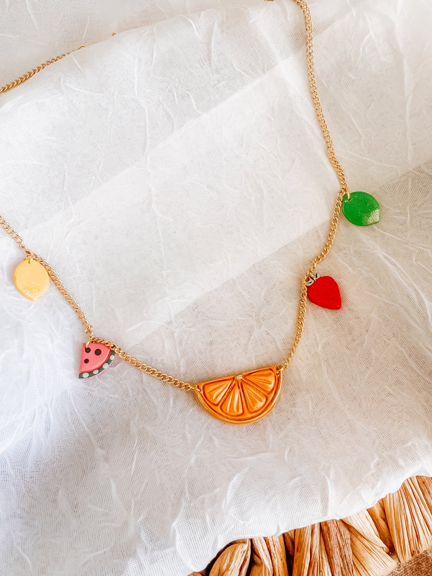 Fruit Charm Necklace - Small Chain