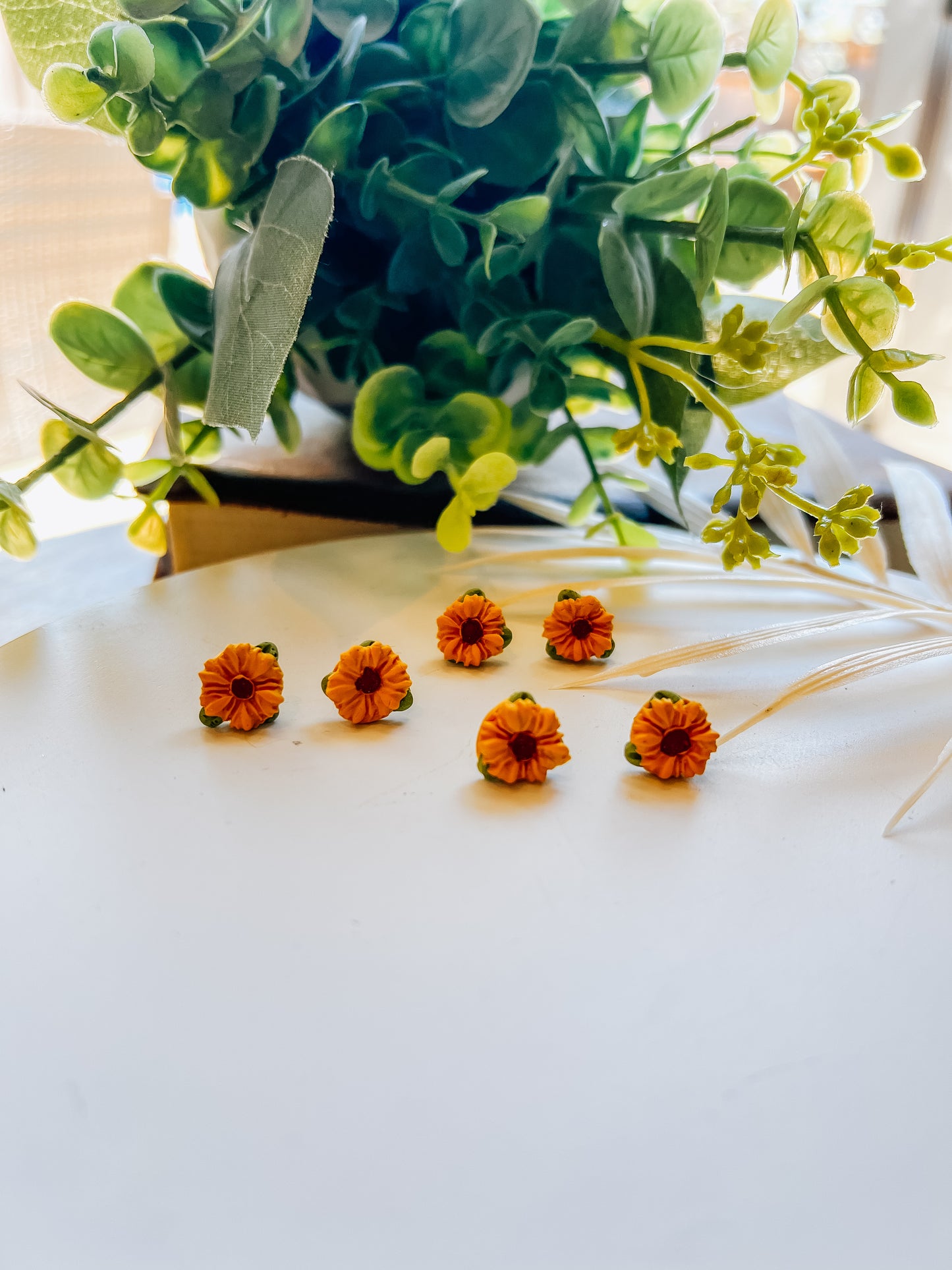 Sunflower Stud Earring