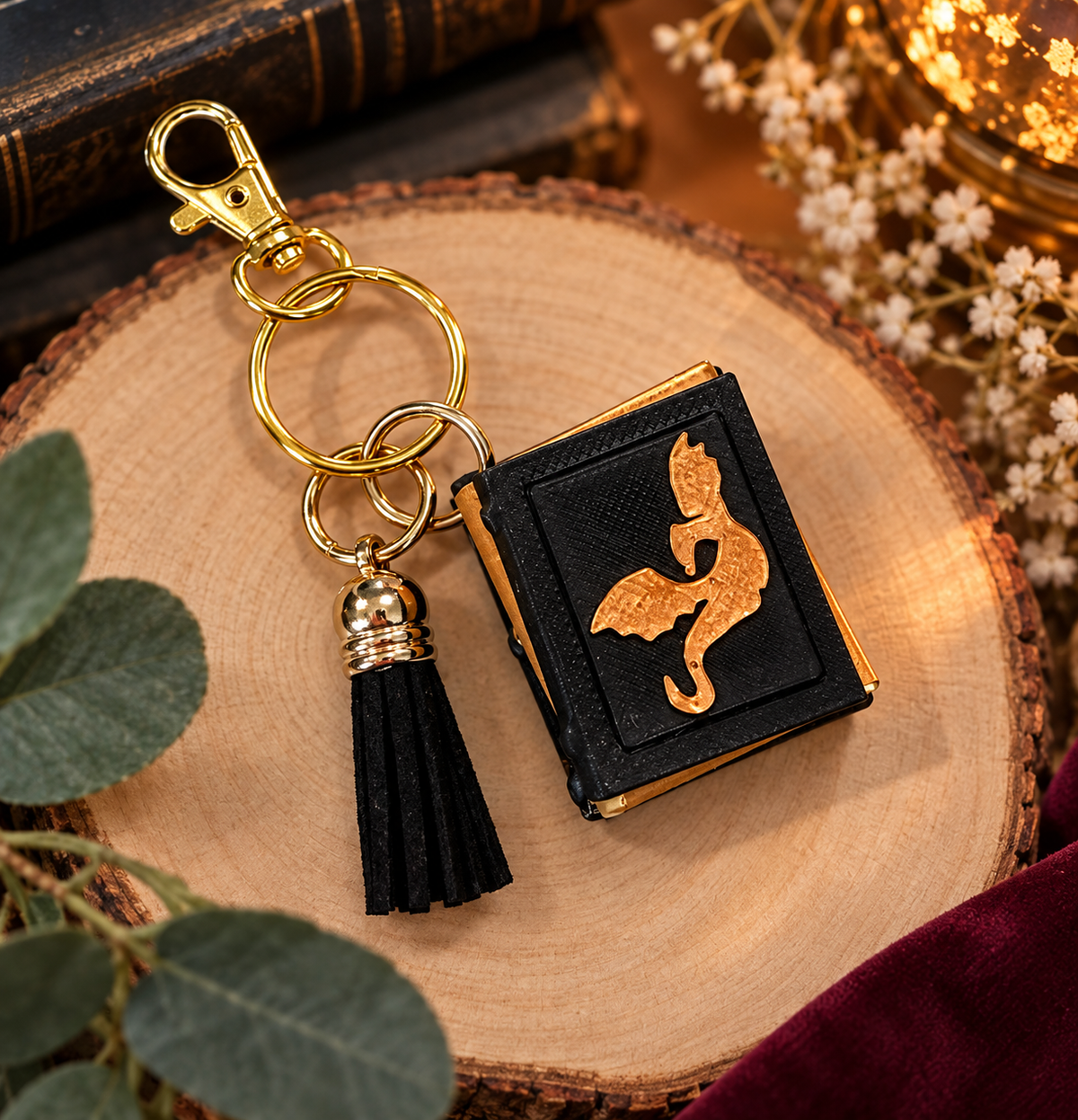 Dragon Book Clicker Keychain