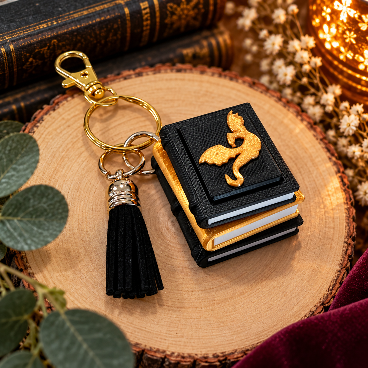 Dragon Book Clicker Keychain