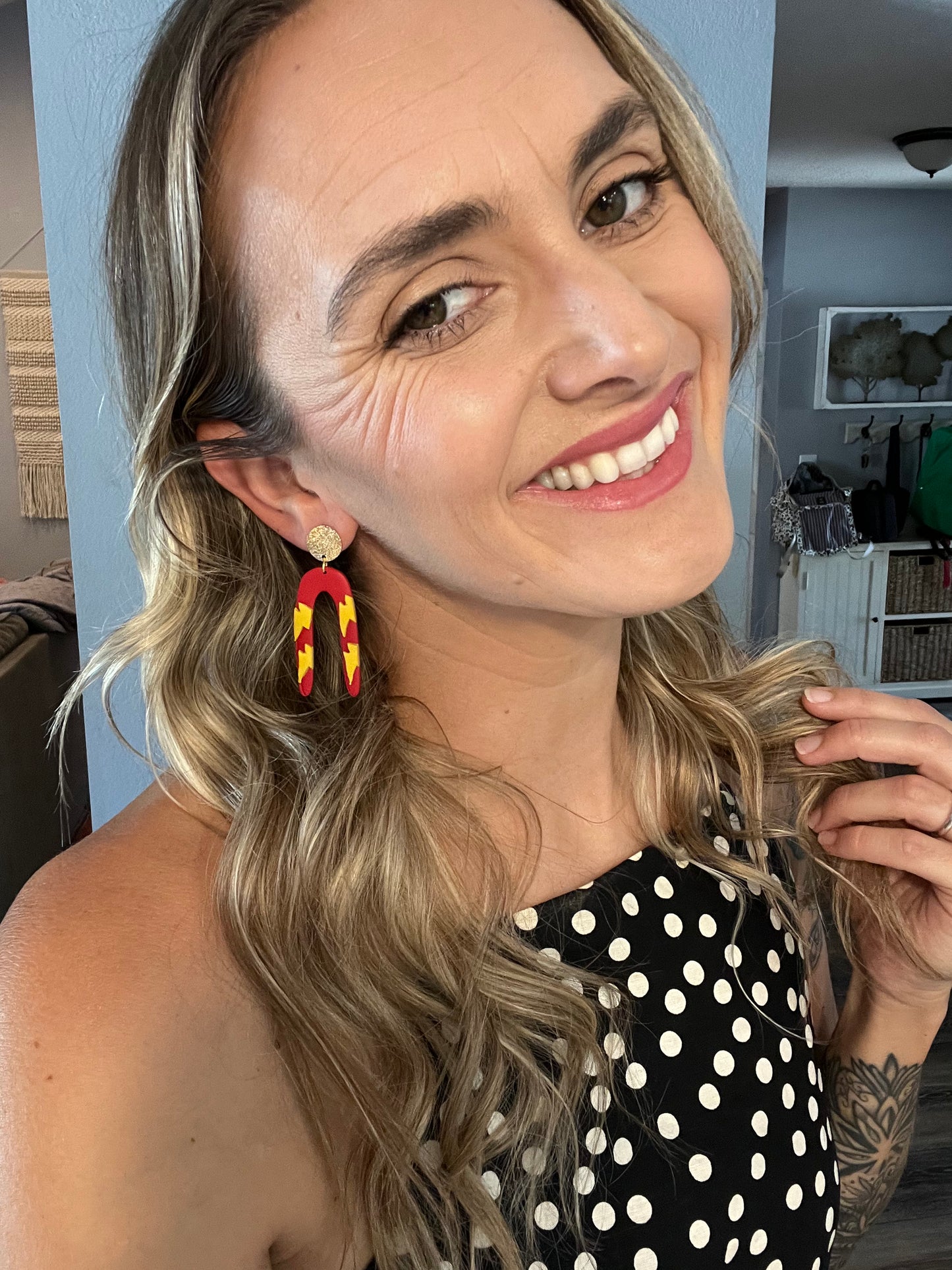 McQueen/ Incredicoaster inspired earrings