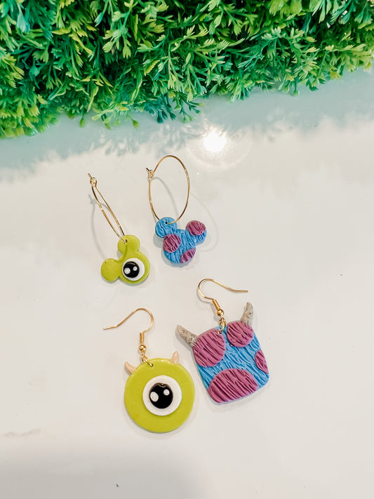 Monsters earrings